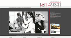 Desktop Screenshot of landarch.at